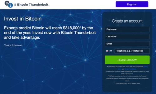 Bitcoin Thunderbolt Reviews :- Is It Best Trading Platform? Read Reviews Here!